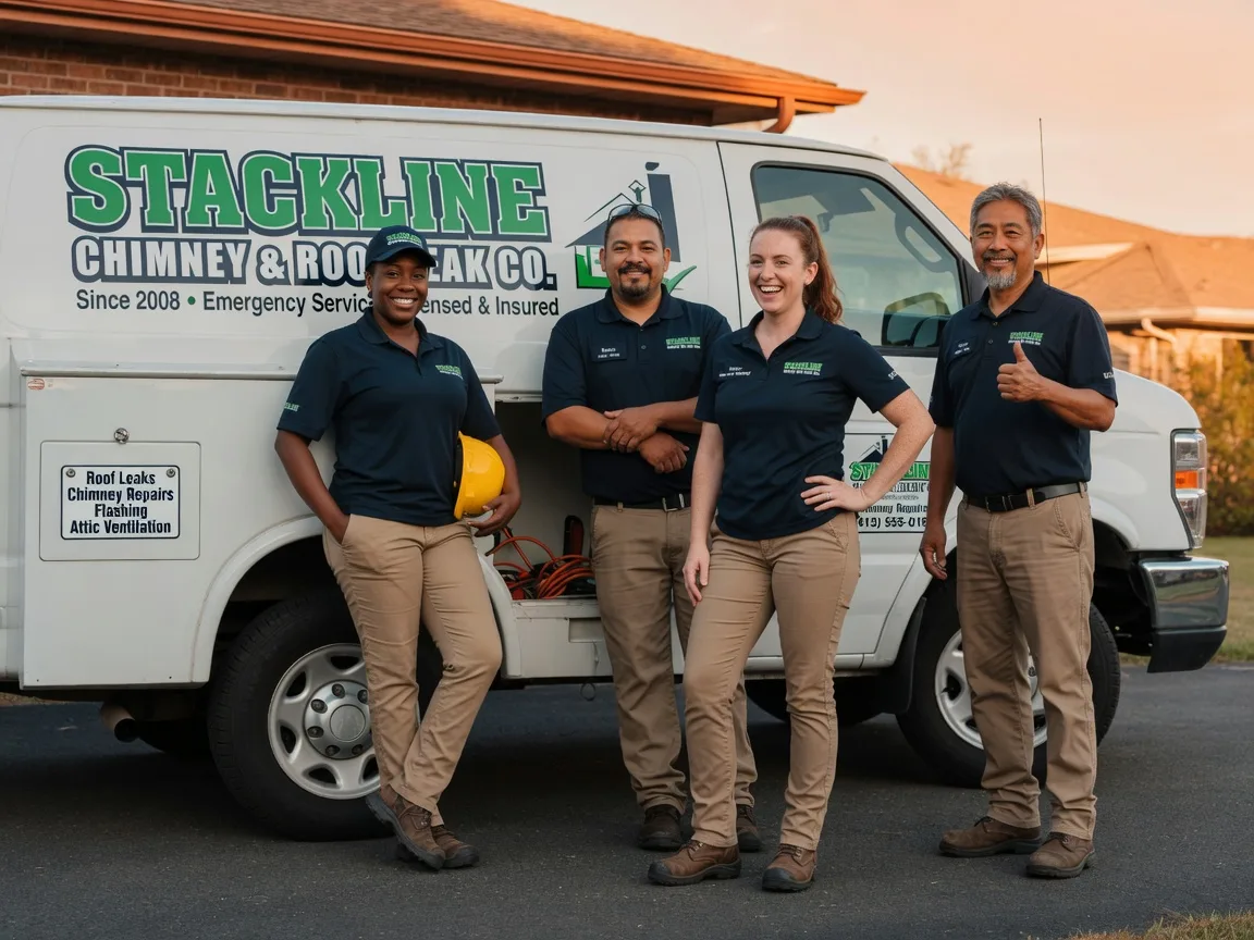 Chimney flashing repair company in Ollie, IA